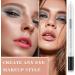 Glitter Shimmer Cream White Eyeshadow Stick Highly Pigmented Long Lasting Waterproof Metallic Eye Shadow Pencil Crayon Makeup Pen with Sharpener Easy to Use & Carry(Pearlescent White) - Buy Online on GoSupps.com