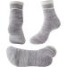 Puqik Multi Performance Cushion Walking Socks - Beige/Grey/Black, Size 10.5-13 | Ideal for Outdoor Camping, Hiking, and Trekking - Buy Online on GoSupps.com