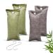 Ynanna 4 bag activated carbon 80 g of odor neutralizers odor absorption bags antiefight cabinets air freshener fridge air freshener cabinet clothing deodorant shoes moisture protection 2er-pack pockets