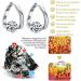 Lymphatic Drainage Earrings - 2 Pairs Magnetic Therapy Germanium for Weight Loss | Silver Jewelry - Buy Online on GoSupps.com
