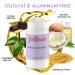 Natural Aluminum-Free Ingrown Deodorant for Women - Cocoa Scented Sensitive Skin Protection Against Bumps & Discoloration - 2.6 Fl oz - Buy Online on GoSupps.com