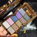UIFCB Glitter Eyeshadow Palette - 10 Colors Sparkle Shimmer Eye Shadow Set in Gold (Type 2) - Buy Online on GoSupps.com