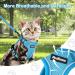 Petbonus Adjustable Cat Dishes with Leash Break-Out - Soft Breathable Cat Bowls for Kittens (XS Blue) with Reflex Stripes - Ideal for Safe Eating - Buy Online on GoSupps.com