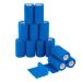 PHYTOP Cohesive Bandages Vet Wrap 10cm X 4.5m Elastic Self Adhesive Bandage Tape for Wrist & Ankle Protection (Blue)