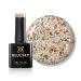 Bluesky Gel Nail Polish Sensitive Aw19 Gold Silver Glitter Long Lasting Chip Resistant 10 ml (Requires Curing Under UV LED Lamp)