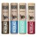 Dr. Squatch NEW Natural Lip Balm - Petrolatum, Paraben, Artificial Flavor-free - Shea Butter, Beeswax, Vitamin E - Original Squatch, Vanilla Bourbon, Coconut Cove, Wild Watermelon (0.25 oz, 4 Pack)