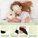 Kids Silk Sleep Mask - 100% Natural Eye Cover with Adjustable Strap for Pressure-Free Comfort - Perfect for Boys Girls & Adults (Light Green - Buy Online on GoSupps.com