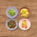 Kids Bamboo Bowls and Cup Set - Eco-Friendly 8 Piece Dishwasher Safe Kids Bowls and Cups for Healthy Meals - Buy Online on GoSupps.com