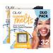 Olay Face Wash Vitamin C Cleansing Melts Daily Use Gentle Cleanser For All Skin Types Travel Size Soft Citrus Scent Water-Activated to Clean Tone and Refresh 64ct (2 Pack x 32ct) Vitamin C 32 Count (Pack of 2)
