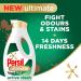 Persil Ultimate Active Clean Laundry Washing Liquid Detergent fights odours and stains for 14 days of freshness 4x 1.404 L (208 washes) - Buy Online on GoSupps.com