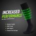 CFA V1 Compression Socks for Men & Women | Ideal for Running Gym Cycling | Sustainable Danish Design | Super Black - Buy Online on GoSupps.com