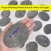 Lulonpon 10-Piece Extra Large Painting Rocks - Smooth Bulk Flat Rocks for Kids - 4-4.3 Inches Gray-Middle - Arts and Crafts Supplies - Buy Online on GoSupps.com