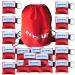 Resuscitation Mask with Key Chain Pocket and Check Valve for CPR First Aid 100 Pack