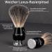 Favali 4-in-1 Shaving Brush Set - Stainless Steel Chrome Razor Brush & Bowl - Perfect Wet Shaving for Men - International Shipping Available - Buy Online on GoSupps.com