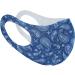 Komonee Paisley Face Mask | Washable & Reusable | Dustproof Cloth Mouth Cover for Men & Women | Cycling, Ski & Outdoor Protection | Blue - Buy Online on GoSupps.com
