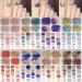 8 Sheets Glitter Marble Full Toe Wraps Stickers Mermaid Design Toenail Art Polish Stickers Strips Glitter Self-Adhesive Toenail Art Decals Toenail Strips with 2 Pieces Nail Files for Women Girls