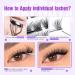 PHKERATA Wispy Cluster Lashes Kit - 108Pcs C Curl Natural Eyelash Clusters with Bond, Seal, and Tweezers | Individual Eyelashes Extension Set (0.07D 8-16MM) - Natural Look - Buy Online on GoSupps.com