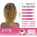 14 Deep Curly Drawstring Ponytail Extension for Black Women - Afro Kinky Curly Synthetic Hair Piece with Clips | T33/27 Ombre Blonde | 14 Inch - Buy Online on GoSupps.com