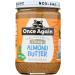 Once Again Natural Creamy Roasted Almond Butter - Unsweetened & Salt-Free - 16 oz - Buy Online on GoSupps.com