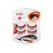 KISS Ever EZ Lashes Double Pack No. 01 Reusable Natural Eyelash Starter Kit Includes Easy-Angle Applicator and 2 Pairs Human Hair False Eyelashes
