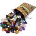 Buy Colorful Gemstone Set | Natural Drumstones in Fabric Bag | Real Gemstone Mix (1-1.5cm) - International Shipping Available - Buy Online on GoSupps.com