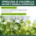 bnHUlMXw Organic Spirulina Chlorella Capsules 17-in-1 Supergeens Blend Rich in Vegan Protein & Chlorophyll Immune Support Non-GMO and Gluten Free Supplement 300 Softgels - Buy Online on GoSupps.com