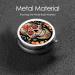 Colorful Sugar Skull Round Pill Box | Portable 3-Compartment Medicine Organizer for Travel & Purse | Vitamin & Cod Liver Oil Storage - Buy Online on GoSupps.com