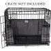 Pet Dreams Dog Crate Bumper - Eco Friendly Pads for Wire Crate | 18 Graphite Grey - Buy Online on GoSupps.com