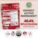 Organic Mushroom Powder Extract - Superfood 10 Supplement | 14x Stronger Immunity Booster 100% Pure USDA | Reishi, Chaga, Cordyceps, Shiitake, Lions Mane, Turkey Tail | Add to Coffee/Tea | 60g/2.12oz (Pack of 1) - Buy Online on GoSupps.com