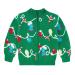 Christmas Jumper for Toddlers Boys Sweater Cardigan Zipper Classic Xmas Reindeer Winter Long Sleeve Knitted Kids Boys Tops 18-24 Months Green