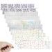 Olakin 50 leaves 3D nail ticker more than 1800 pieces nail sticker nail sticker sticker self -adhesive sticker for DIY decorations nail art phone case