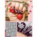 Kalolary 7PCS Christmas Adhesive Nail Art Sticker - 5D Stereoscopic Embossed Snowflake Designs for Women & Girls - Nail Decoration Kit - Buy Online on GoSupps.com
