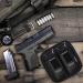 Universal Double Magazine Pouch for 9mm .40 .45 .380 .357 | IWB Concealed Carry Mag Holster | Fits Glock, 1911, S&W M&P | 1 Pack - Buy Online on GoSupps.com