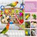 Colorful Mqupin Parrot & Budgie Toys | Edible Seagrass Climbing Accessories & Hammock Mat | International Shipping - Buy Online on GoSupps.com