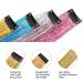 Shiny Clip-In Hair Tinsel Kit - 12 Pcs Colored Glitter Highlights for Women & Kids - Buy Online on GoSupps.com