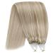 Buy Youngsee Microring Hair Extensions - 45cm Real Blond #18/613 - 50g with Micro Beads for Seamless Volume - Buy Online on GoSupps.com