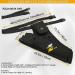 SUNYA Archery Hip Quiver with Tab and Release Pockets, Adjustable Belt - Left Hand Black - Buy Online on GoSupps.com