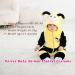 Doladola Unisex Baby Toddler Romper Jumpsuit Hooded Cartoon Sleepsuit 12-18 Months - Bee Design - Buy Online on GoSupps.com