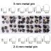 Luakesa High Heel Replacement Tips - 24 Pairs Repair Kit - 6 Sizes - U-Shape - Black - Buy Online on GoSupps.com
