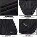 Pudolla Men's 3 Inch Quick Dry Running Shorts with Zipper Pockets - Black, Medium - Buy Online on GoSupps.com