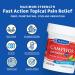 De La Cruz Maximum Strength Muscle & Joint Camphor Ointment 11% - Pain Relief Cream (2.5 oz 6 Pack) - Buy Internationally - Buy Online on GoSupps.com