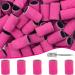 Pink Sanding Bands for Nail Drill 100pcs 180 Grit Sanding Bands for Nail Nail Sanding Bands for Natural Nails Professional Fine Sanding Bands for Nail with 3/32 Inch Nail Drill Bit for Pedicures