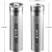 AILE Stainless Cigar humidor Travel Cigar case Silver Travel Cigar case Tube for 3 to 4 Cigars Portable Cigar case Cigar Hygrometer Gift for man - Buy Online on GoSupps.com