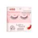 KISS Looks So Natural False Eyelashes - Lightweight Reusable Cruelty-Free Natural-Looking Contact Lens Friendly - Style Shy - 1 Pair Black - Buy Online on GoSupps.com