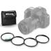 67MM Ultimaxx Professional Four Piece HD Macro Close-up Filter Kit (1, 2, 4, 10 Diopter Filters) for Camera Lens with 67MM Filter Thread and Protective Filter Pouch