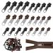 ECLIPSEGUARD 48 pieces Pack Zipper replacement zipper Slider replacement zipper replacement zipper trailer removable zipper Zipper Pull fixer replacement slide for jackets case