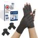 Doctor Developed Arthritis Gloves Women (2 Pairs - L) - Compression Gloves for Women with Doctor Written Handbook - Rheumatoid Arthritis Gloves for Carpal Tunnel Wrist Pain Relief and Daily use L- 2 Pairs