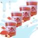 4x3kg bubble tea pearl strawberry - bubbletea boba pearl set -nature & vegan bubble tea pearl bubbles - great ideas to make yourself bubble tea diy and fantastic boba parties strawberry 4