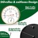 Nordholz 2-in-1 Sauna Thermometer & Hygrometer - Accurate Temperature & Humidity for Optimal Sauna Atmosphere | Premium Aluminum Sauna Accessory - Buy Online on GoSupps.com