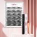 Crislashes DIY Lash Extension Kit with 168 PCS Cluster Lashes - Super Strong Bond, Applicator, and Reusable - Home Use - KIT 03 - Buy Online on GoSupps.com